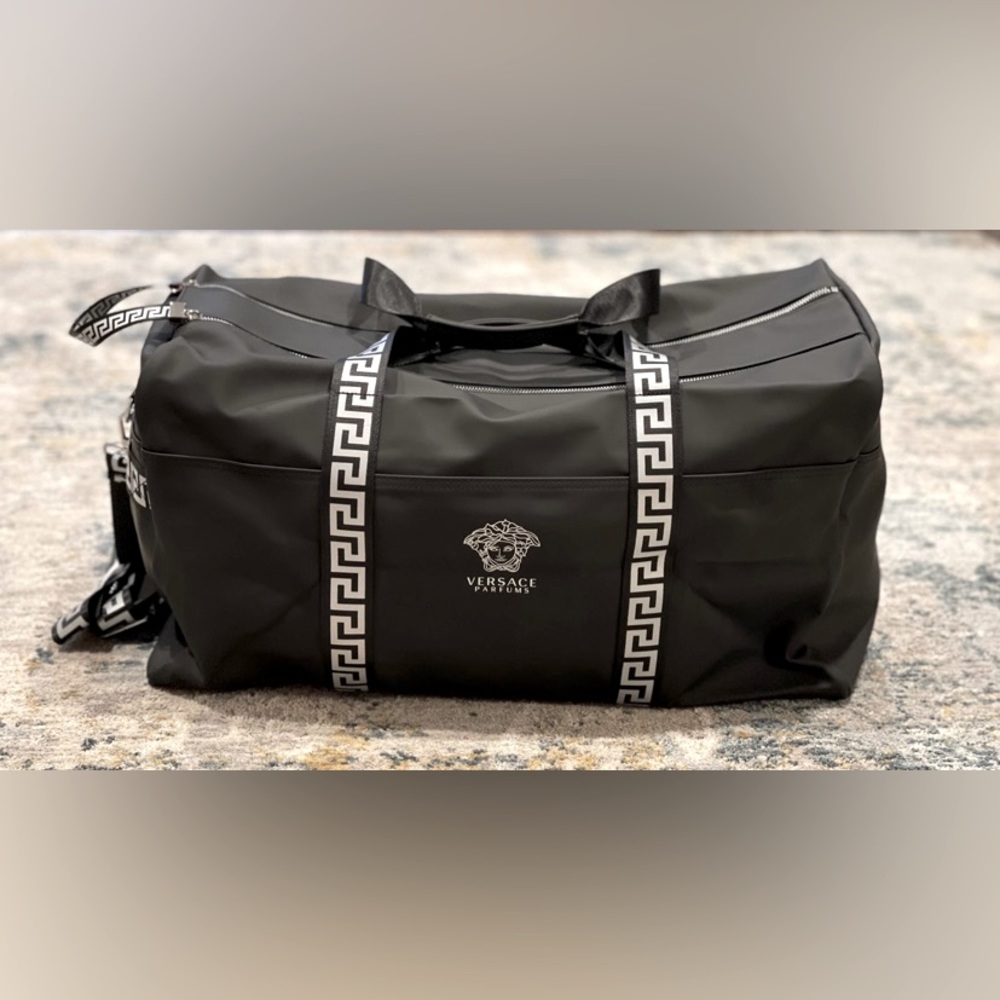 Versace Unisex Duffle Weekender Gym Sport Travel Overnight Carry-On Bag
